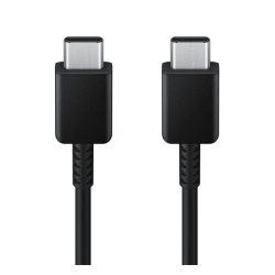   SAMSUNG adatkábel (Type-C - Type-C, 3A, 25W, gyorstöltő, 180cm) FEKETE