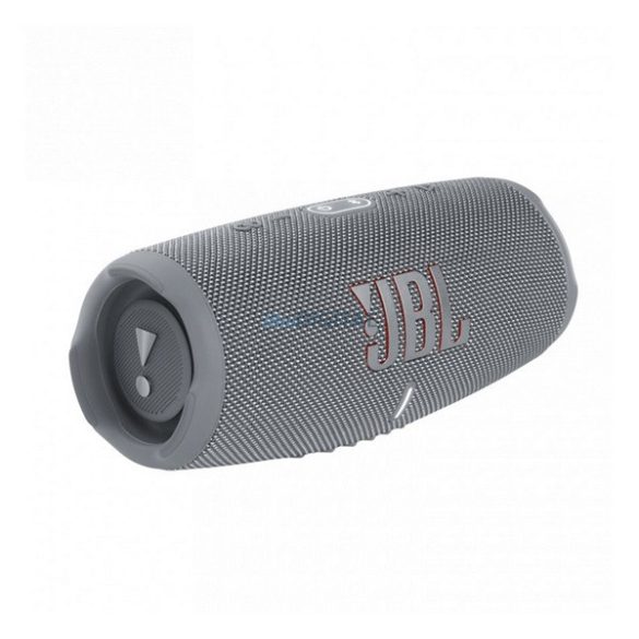 JBL CHARGE 5 bluetooth hordozható hangszóró (7500mAh belső akku, vésztöltő, Type-C, 40W) SZÜRKE