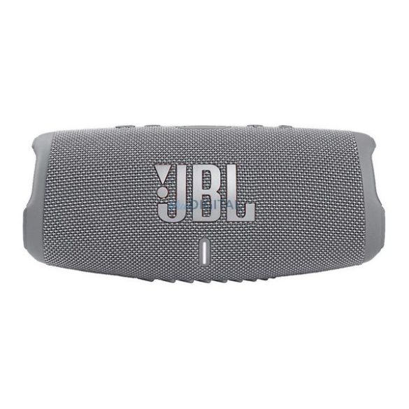 JBL CHARGE 5 bluetooth hordozható hangszóró (7500mAh belső akku, vésztöltő, Type-C, 40W) SZÜRKE