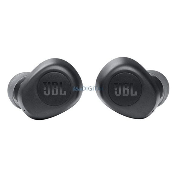 JBL VIBE 100 bluetooth fülhallgató SZTEREO (v5.0, TWS, cseppálló, mélyhang kiemelés + töltőtok) FEKETE