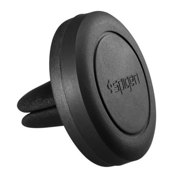 SPIGEN KUEL A200 autós tartó (szellőzőre, mágneses, 360°) FEKETE 