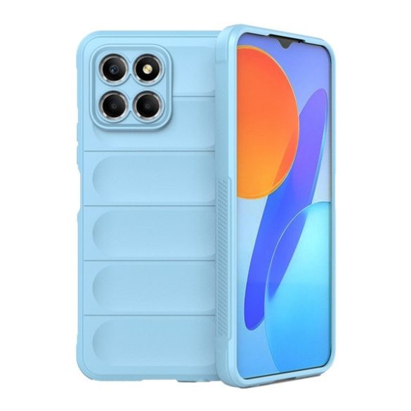 Szilikon telefonvédő (közepesen ütésálló, kamera védelem, 3D minta) VILÁGOSKÉK Honor X6 (2022), Honor X8 5G, Honor 70 Lite 5G