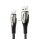 JOYROOM SHARP adatkábel (USB - lightning, 2.4A, gyorstöltő, 200cm, cipőfűző, LED jelzés) FEKETE Apple IPAD, iPod touch 5, iPhone 6 Plus 5.5 JOYROOM SHARP adatkábel (USB - lightning, 2.4A, gyorstöltő, 200cm, cipőfűző, LED jelzés) FEKETE Apple IPAD, iPod touch 5, iPhone 6 Plus 5.5