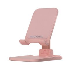   DEVIA asztali tartó (univerzális, állvány, dönthető, 360°) RÓZSASZÍN