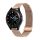 DUX DUCIS pótszíj (univerzális, 22 mm, alumínium, milánói, mágneses zár) ARANY Huawei Watch 2 Classic, Huawei Watch 2 Pro, Garmin Forerunner 220, Garmin Forerunner 225, Garmin Fenix 5S, Garmin