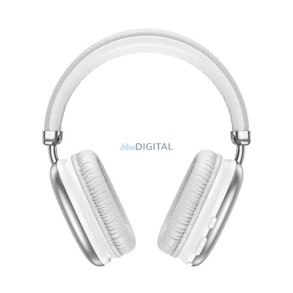 HOCO W35 bluetooth fejhallgató SZTEREO (v5.3, microSD kártyaolvasó, 3.5mm jack aljzat, összehajtható) EZÜST