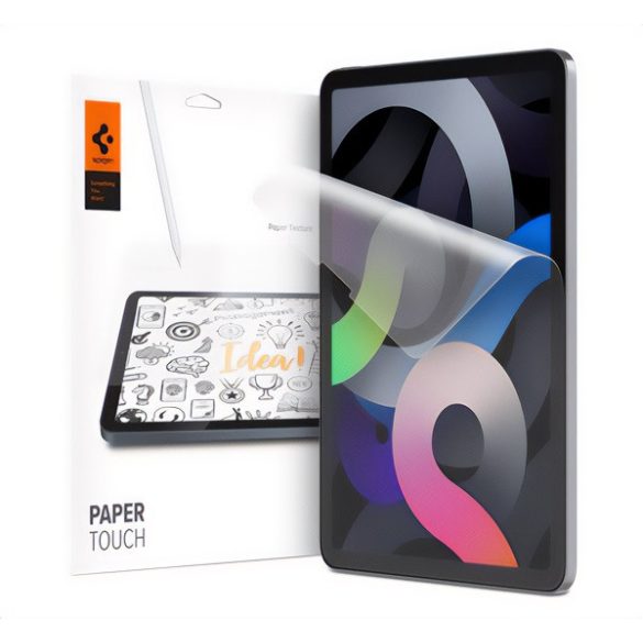 SPIGEN PAPER TOUCH képernyővédő fólia (full screen, tok barát) ÁTLÁTSZÓ Apple IPAD Air 2022, Apple IPAD Air 2020 (Air 4), Apple IPAD Pro 11 (2021), Apple IPAD Pro 11 (2020), Apple IPAD Pro 11 (2018), Apple IPAD Pro 11 (2022)