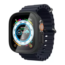   SPIGEN THIN FIT 360 műanyag óra keret (ütésállóság, 360° védelem + üveg) FEKETE Apple Watch Ultra 49mm