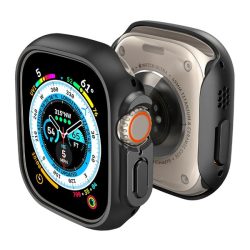   SPIGEN THIN FIT műanyag óra keret (ütésállóság) FEKETE Apple Watch Ultra 49mm