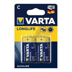 VARTA tartós elem (C/baby, LR14, 1.5V, alkáli) 2db/csomag