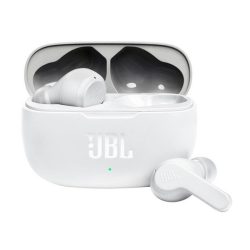   JBL WAVE 200 bluetooth fülhallgató SZTEREO (v5.0, TWS, cseppálló, mélyhang kiemelés + töltőtok) FEHÉR