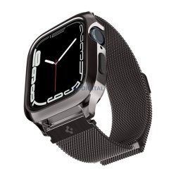   SPIGEN METAL FIT PRO fém óra keret (ütésállóság) FEKETE Apple Watch Series SE 44mm, Watch Series SE 2 44mm, Watch Series 6 44mm