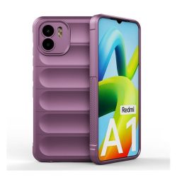   Szilikon telefonvédő (közepesen ütésálló, kamera védelem, 3D minta) LILA Xiaomi Redmi A1, Xiaomi Redmi A2