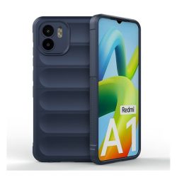   Szilikon telefonvédő (közepesen ütésálló, kamera védelem, 3D minta) SÖTÉTKÉK Xiaomi Redmi A1, Xiaomi Redmi A2
