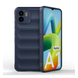 Szilikon telefonvédő (közepesen ütésálló, kamera védelem, 3D minta) SÖTÉTKÉK Xiaomi Redmi A1, Xiaomi Redmi A2