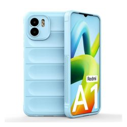   Szilikon telefonvédő (közepesen ütésálló, kamera védelem, 3D minta) VILÁGOSKÉK Xiaomi Redmi A1, Xiaomi Redmi A2