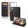 DUX DUCIS HIVO tok álló, valódi bőr (FLIP, oldalra nyíló, asztali tartó funkció, bankkártya tartó, RFID védelem) FEKETE Samsung Galaxy S23 Plus (SM-S916)