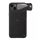 NILLKIN CAMSHIELD LEATHER műanyag telefonvédő (közepesen ütésálló, ECO bőr hatású hátlap, kamera védelem) FEKETE Apple iPhone 14 Plus