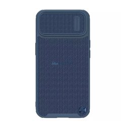   NILLKIN TEXTURED S műanyag telefonvédő (szilikon keret, 3D minta, kamera védelem, Magsafe rögzítésű) SÖTÉTKÉK Apple iPhone 14 Plus
