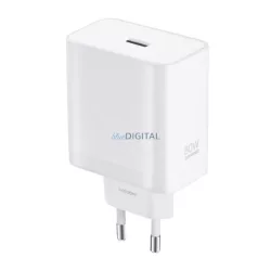   ONEPLUS SUPERVOOC hálózati töltő USB aljzat (80W, gyorstöltő) FEHÉR