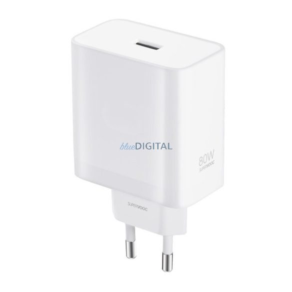ONEPLUS SUPERVOOC hálózati töltő USB aljzat (80W, gyorstöltő) FEHÉR