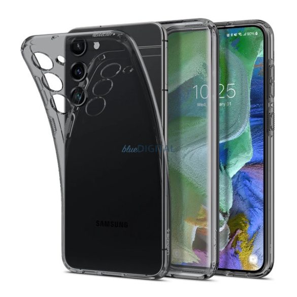 SPIGEN LIQUID CRYSTAL szilikon telefonvédő (közepesen ütésálló, légpárnás sarok) SZÜRKE Samsung Galaxy S23 Plus (SM-S916)
