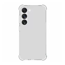   Szilikon telefonvédő (közepesen ütésálló, légpárnás sarok) ÁTLÁTSZÓ Samsung Galaxy S23 (SM-S911)