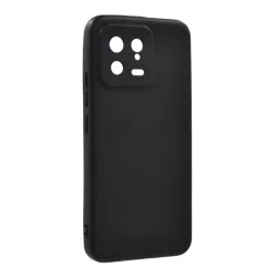 Szilikon telefonvédő (matt) FEKETE Xiaomi 13