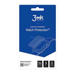 3MK WATCH PROTECTION kijelzővédő fólia 3db (full screen, ultravékony, 0.2mm, PET) ÁTLÁTSZÓ Amazfit GTS 4 Mini