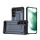 Defender műanyag telefonvédő (közepesen ütésálló, légpárnás sarok, szilikon belső, fémhatás) SÖTÉTKÉK Samsung Galaxy S23 Plus (SM-S916)