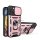 Defender műanyag telefonvédő (közepesen ütésálló, szilikon belső, telefontartó gyűrű, kamera védelem) ROZÉARANY Apple iPhone 14 Plus