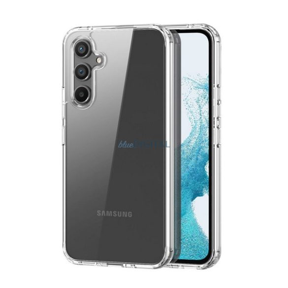 DUX DUCIS CLIN műanyag telefonvédő (közepesen ütésálló, szilikon keret, légpárnás sarok) ÁTLÁTSZÓ Samsung Galaxy A54 5G (SM-A546)