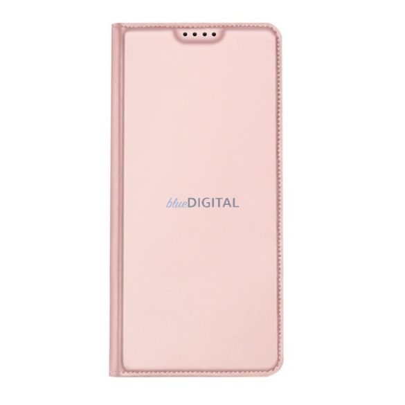 DUX DUCIS SKIN PRO tok álló, bőr hatású (FLIP, oldalra nyíló, bankkártya tartó, asztali tartó funkció) RÓZSASZÍN Samsung Galaxy A54 5G (SM-A546)