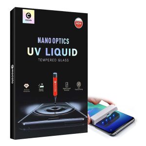 MOCOLO UV LIQUID képernyővédő üveg (3D full cover, íves, karcálló, 0.3mm, 9H + UV lámpa) ÁTLÁTSZÓ Samsung Galaxy S23 Ultra (SM-S918)