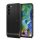 SPIGEN NEO HYBRID szilikon telefonvédő (közepesen ütésálló, műanyag keret, légpárnás sarok, rács minta) FEKETE Samsung Galaxy S23 Plus (SM-S916)