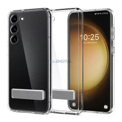   SPIGEN ULTRA HYBRID S műanyag telefonvédő (ütésállóság, légpárnás keret, kitámasztó) ÁTLÁTSZÓ Samsung Galaxy S23 (SM-S911)