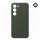 SAMSUNG műanyag telefonvédő (valódi bőr hátlap) ZÖLD Samsung Galaxy S23 (SM-S911)