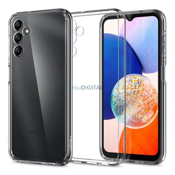 SPIGEN ULTRA HYBRID műanyag telefonvédő (közepesen ütésálló, szilikon légpárnás keret) ÁTLÁTSZÓ Samsung Galaxy A14 5G (SM-A146), Samsung Galaxy A14 4G (SM-A145)