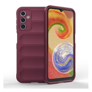 Szilikon telefonvédő (közepesen ütésálló, kamera védelem, 3D minta) BORDÓ Samsung Galaxy A14 5G (SM-A146), Samsung Galaxy A14 4G (SM-A145)