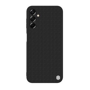 NILLKIN TEXTURED műanyag telefonvédő (érdes felület, közepesen ütésálló, szilikon keret, 3D minta) FEKETE Samsung Galaxy A14 4G (SM-A145), Samsung Galaxy A14 5G (SM-A146)