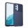 Szilikon telefonvédő (közepesen ütésálló, csíkos, dombor minta) SÖTÉTKÉK Samsung Galaxy A54 5G (SM-A546)