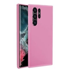   Szilikon telefonvédő (matt) RÓZSASZÍN Samsung Galaxy S23 Ultra (SM-S918)