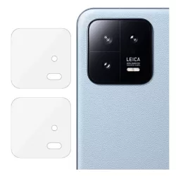   IMAK kameravédő üveg 2db (lekerekített szél, karcálló, 0.2 mm, 9H) ÁTLÁTSZÓ Xiaomi 13