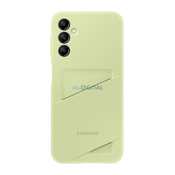 SAMSUNG szilikon telefonvédő (bankkártya tartó) LIME Samsung Galaxy A14 5G (SM-A146)