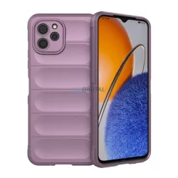   Szilikon telefonvédő (közepesen ütésálló, kamera védelem, 3D minta) LILA Huawei Nova Y61