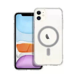   Szilikon telefonvédő (ütésállóság, MagSafe) ÁTLÁTSZÓ Apple iPhone 11