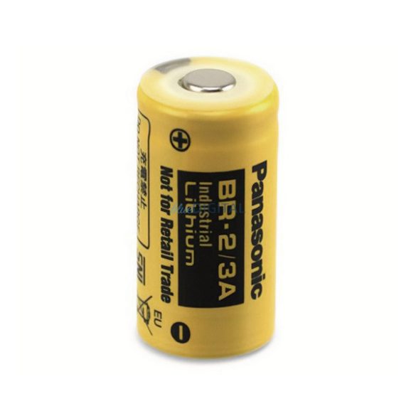 PANASONIC elem (BR-2/3A, 3V, 1200mAh, szén-fluorid lítium) 1db / csomag