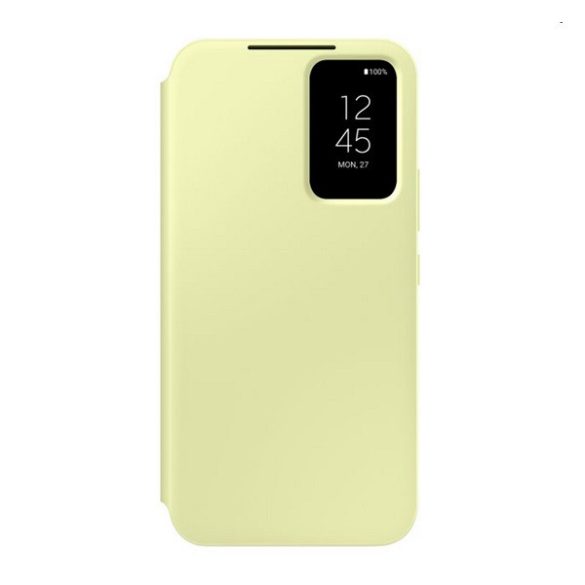 SAMSUNG tok álló (aktív FLIP, oldalra nyíló, Clear View Cover) LIME Samsung Galaxy A54 5G (SM-A546)