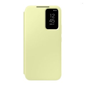 SAMSUNG tok álló (aktív FLIP, oldalra nyíló, Clear View Cover) LIME Samsung Galaxy A34 5G (SM-A346)