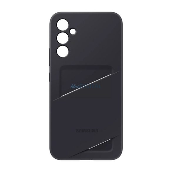 SAMSUNG szilikon telefonvédő (bankkártya tartó) FEKETE Samsung Galaxy A34 5G (SM-A346)